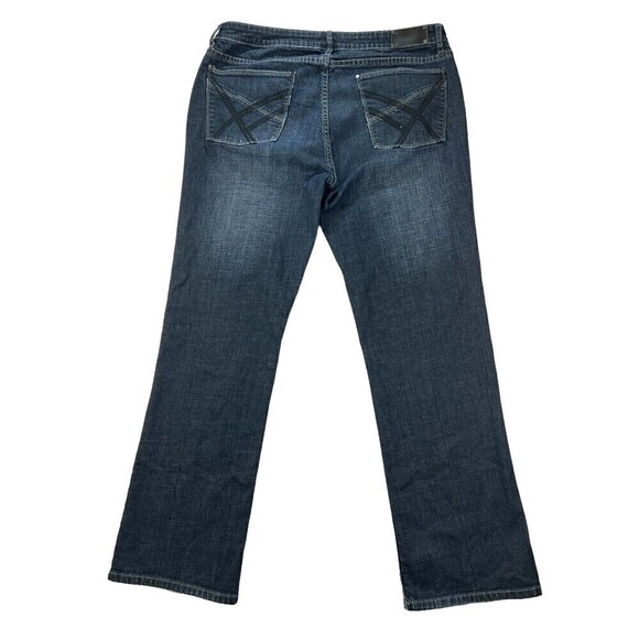 Kenneth Cole New York Men’s Straight Dark Blue Denim Jeans Smou9718 Size 34X30 - Picture 2 of 14